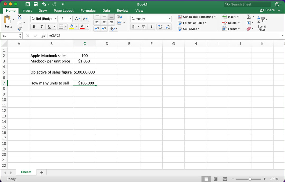 เปิดแอป Excel สำหรับ Mac