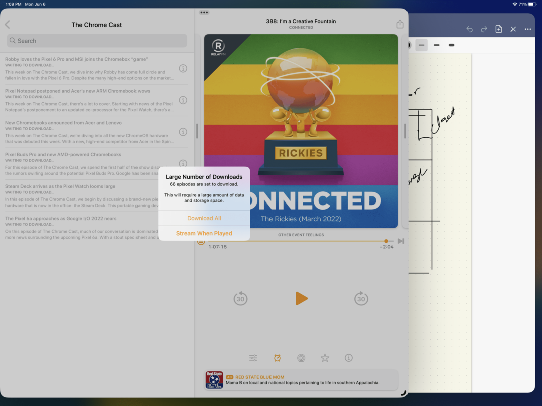 iPad Multitasking Stage Manager Přidat aplikace - 1