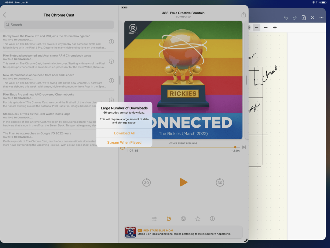 iPad Multitasking Stage Manager Adăugați aplicații - 1