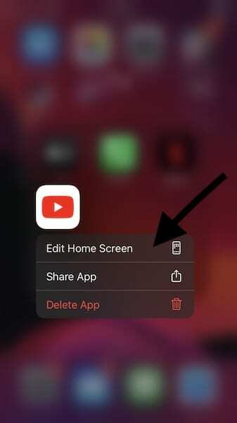 iOS 13.2 Modifica schermata Home ed elimina app