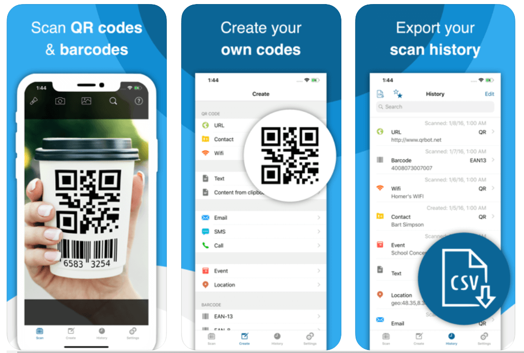 QR-Code- und Barcode-Scanner
