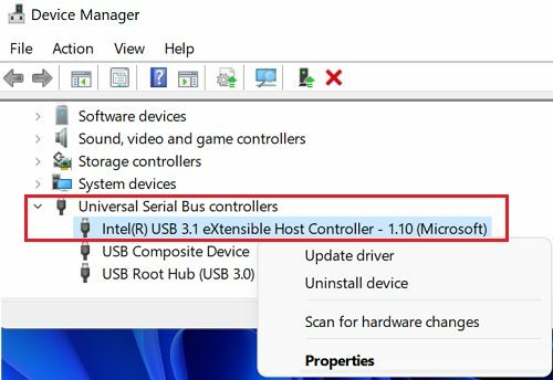 USB-Extensible-Host Controller