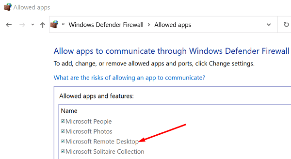 Microsoft-Remote-Desktop-Windows-Firewall-Einstellungen