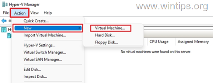 Erstellen Sie eine virtuelle Maschine in Hyper-V