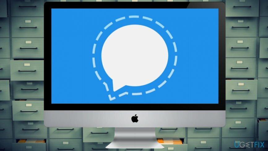 Die Nachrichten von verschwindendem Signal werden auf dem Mac gespeichert
