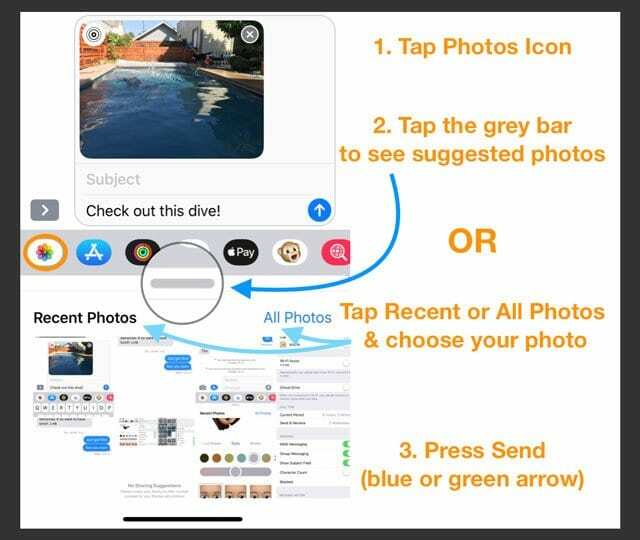 Cómo acceder a sus fotos en Mensajes iOS 12