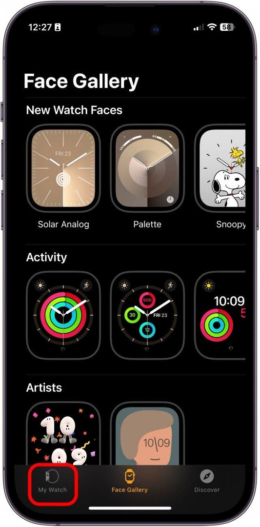 loja de aplicativos do Apple Watch