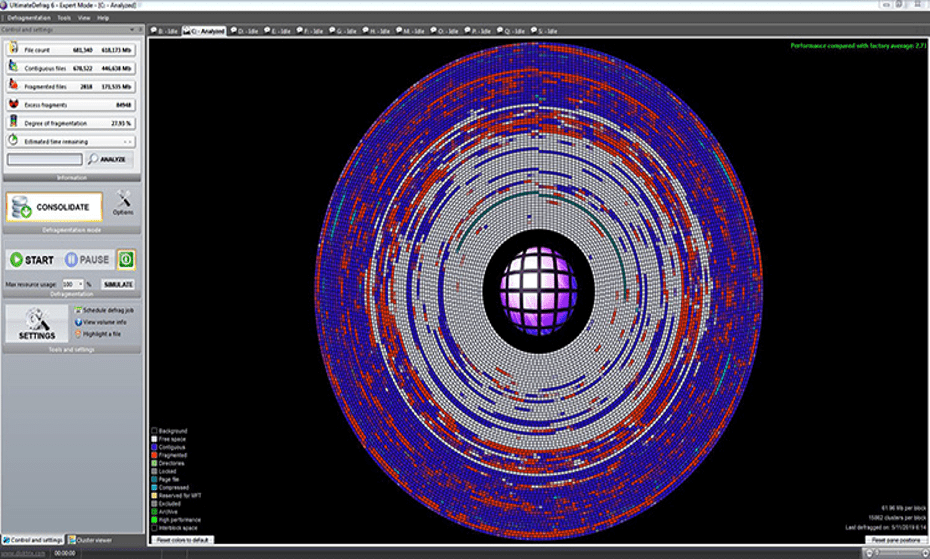 UltimateDefrag - Windows Birleştirici Yazılımı