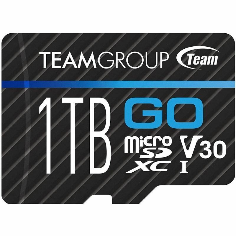 Cardul TeamGroup Go este o altă opțiune de luat în considerare dacă doriți să cumpărați un card microSD de 1 TB. Acest card microSD special oferă protecție împotriva apei, prafului, razelor X și condițiilor de vreme rece, ceea ce îl face perfect dacă se întâmplă să aveți alte dispozitive precum camere de acțiune sau drone.