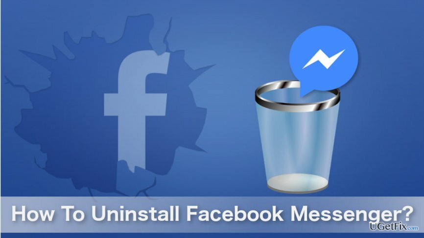 Odinstalování Facebook Messengeru