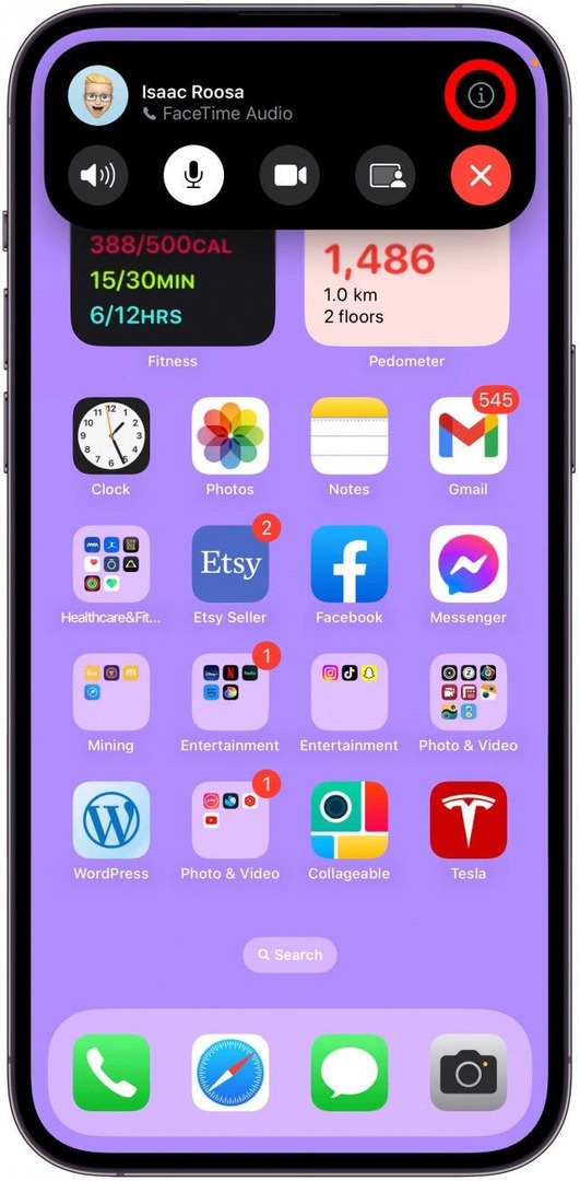 Aplikácia Dynamic Island Incoming Phone App