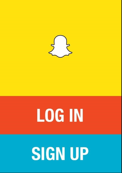 faça login novamente no snapchat