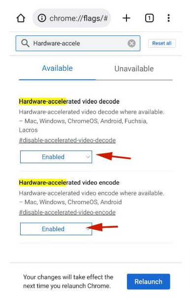 हार्डवेयर त्वरित वीडियो