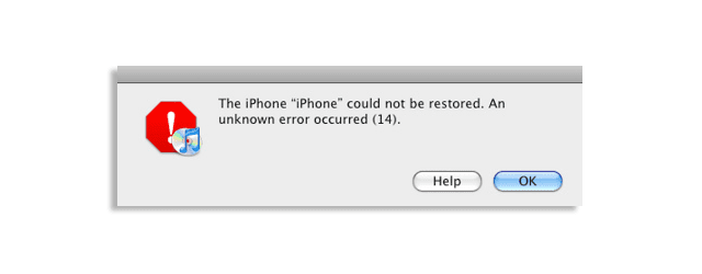 Löydätkö iTunes Error 14:n? Kuinka korjata
