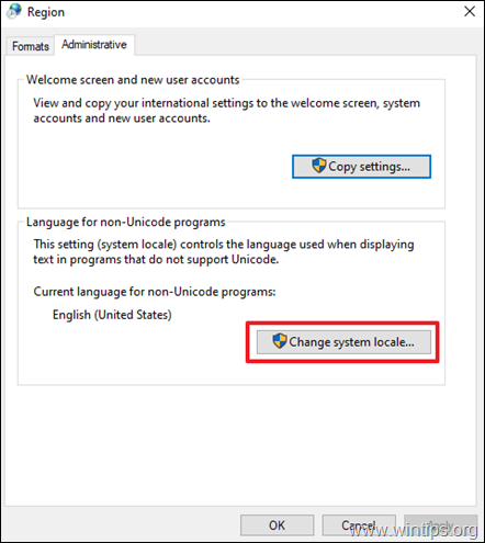 تغيير لغة النظام - Windows 10