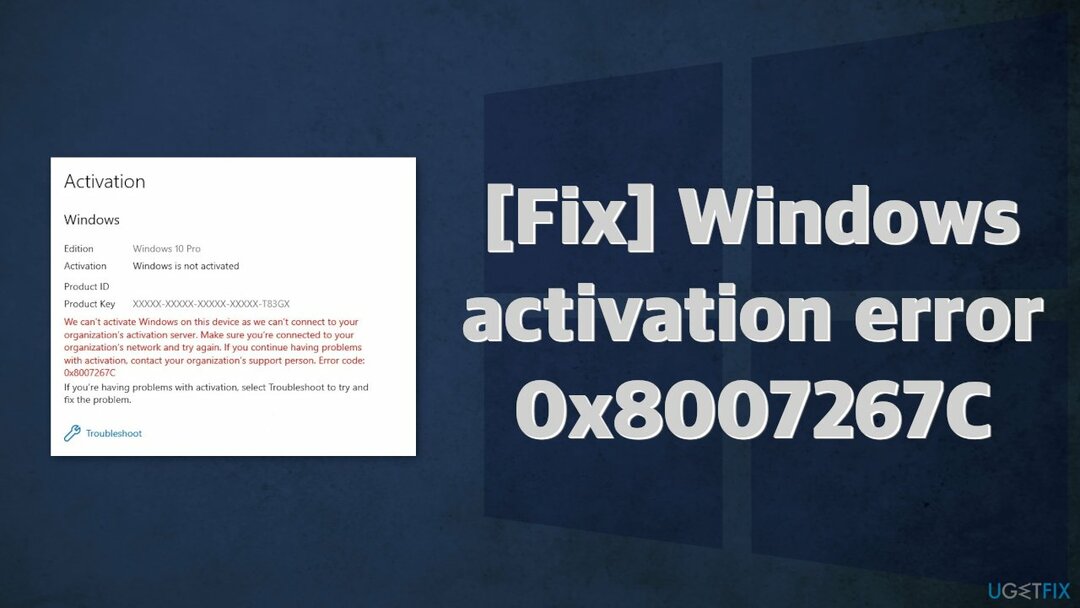 [Javítás] Windows aktiválási hiba 0x8007267C