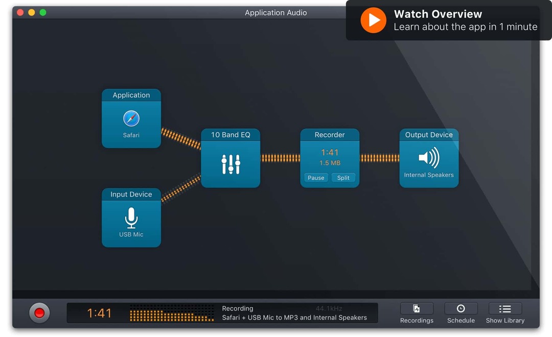 Audio HiJack Overzichtsafbeelding