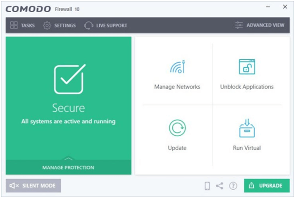 Comodo Firewall - Beste Firewall-Software des Jahres 2020