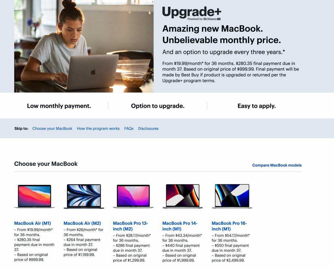 Kuidas hankida Best Buy Upgrade+ programmiga uus MacBook – 2