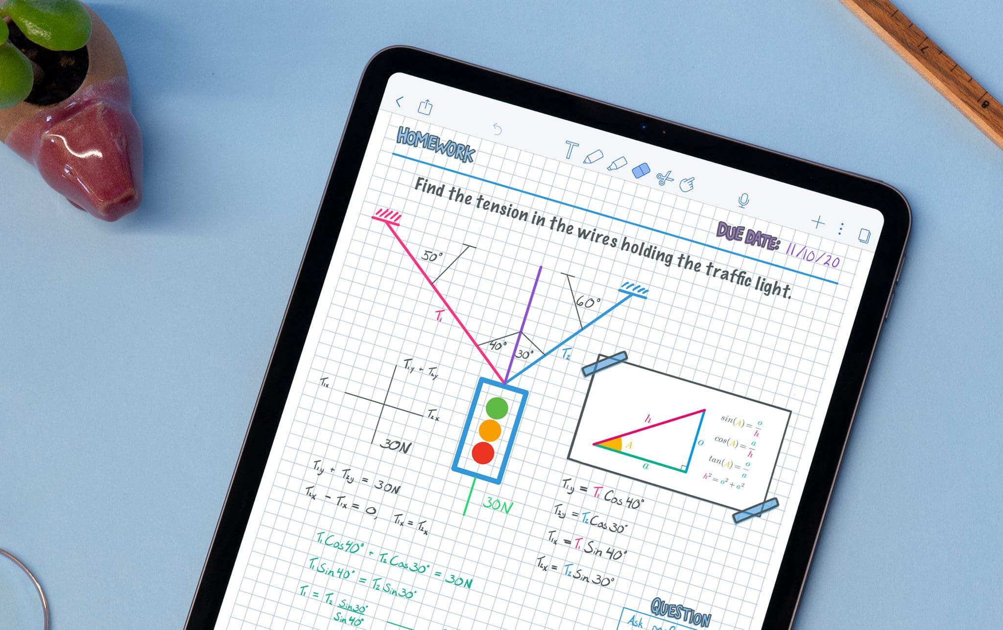 iPad Mini 팁 Notability