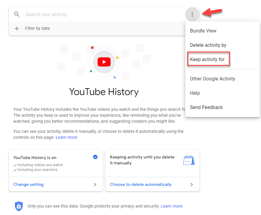 Google Hesabından YouTube Geçmişini Sil