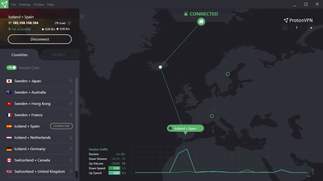  ProtonVPN - программа VPN для Mac