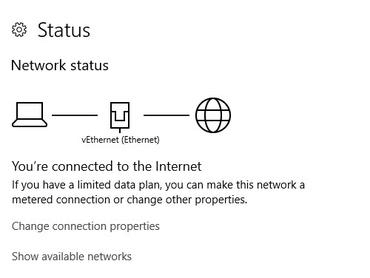 Stabilirea conexiunii la rețea pentru a configura un nou computer cu Windows 10 