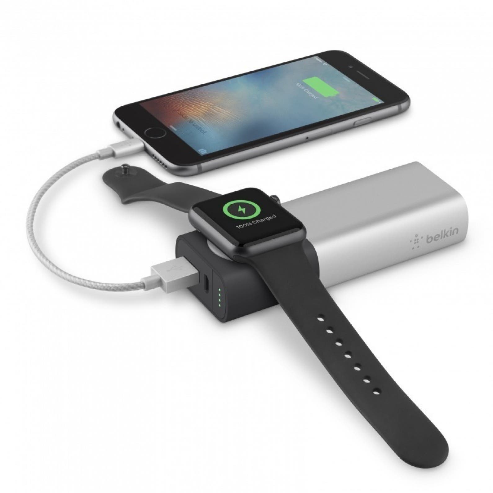 Caricabatterie Valet Belkin per Apple Watch e iPhone
