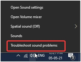 Feilsøk lydproblemer