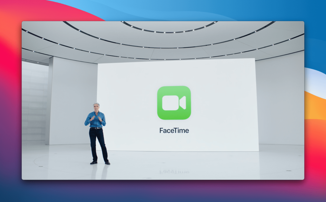 FaceTime iOS 15 Held
