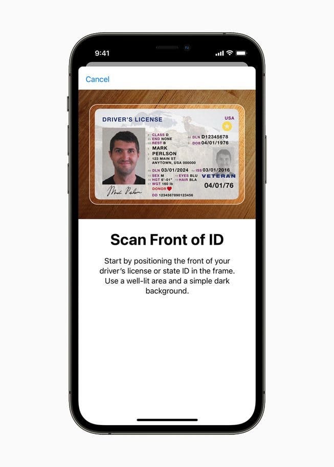 Scan je identiteitsbewijs