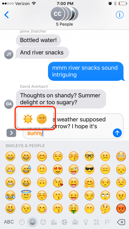 Emoji-tekst