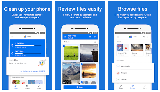 Files by Google - Най-доброто приложение за файлов мениджър за Android 