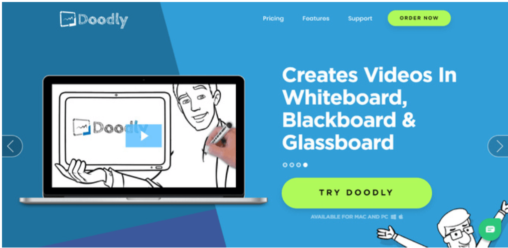 Doodly - Bästa Whiteboard Animation Maker