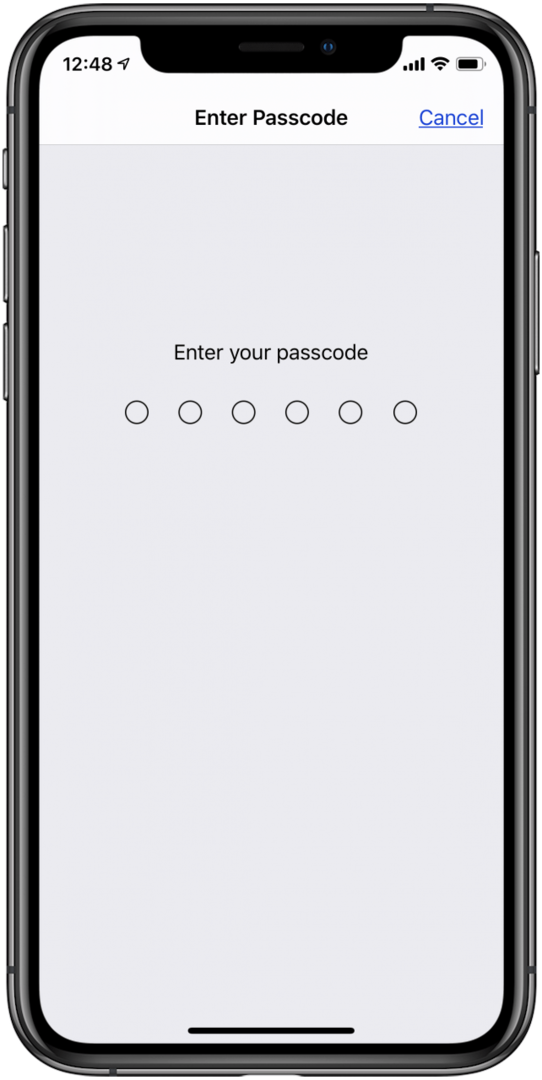 iPhone-Passcode