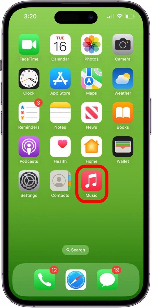 åbne apple music-appen