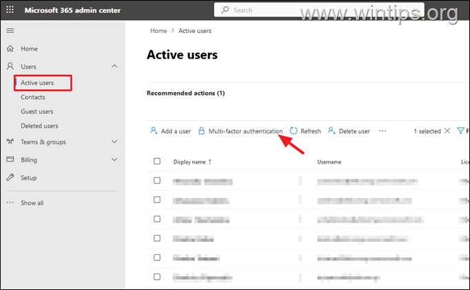 Administrer multifaktorautentisering Microsoft 365