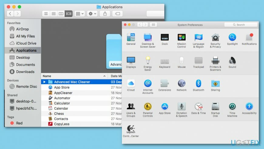 Advanced Mac Cleaner izslēgšana no Mac