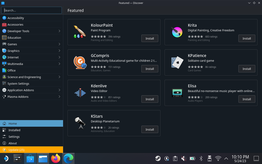 Hoe apps op Steam Deck te updaten via Desktop Mode - 1