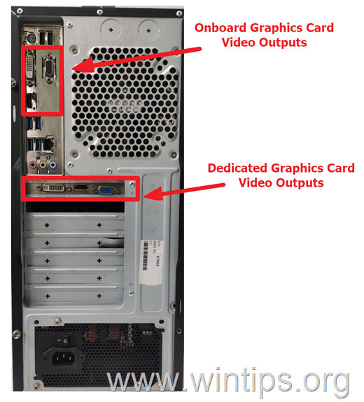 CORREÇÃO: O computador liga, mas não há sinal no monitor.