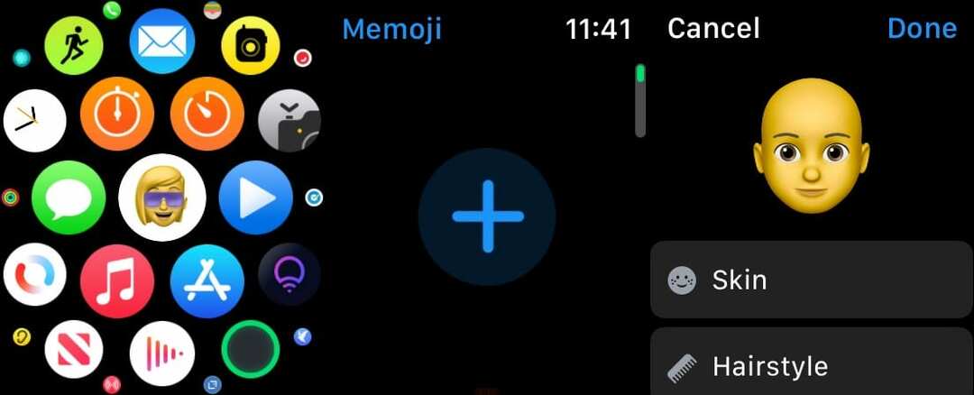 Vytvorte si Memoji na Watch 1