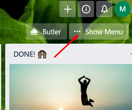 vis menu trello