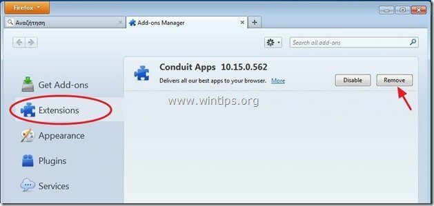 Remove-conduit-apps-extension