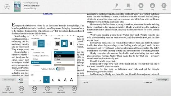 Читатель Nook Windows Epub