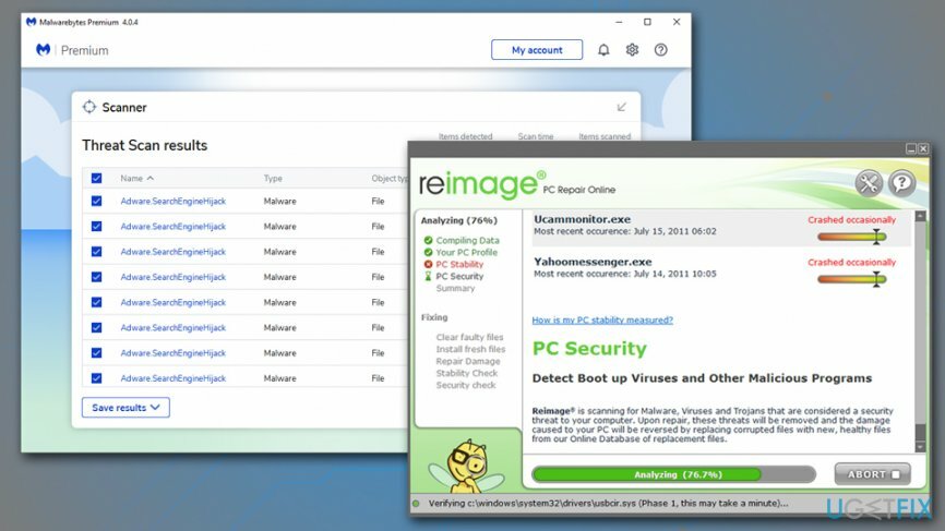 Pindai PC Anda dengan perangkat lunak anti-malware dan perbaikan