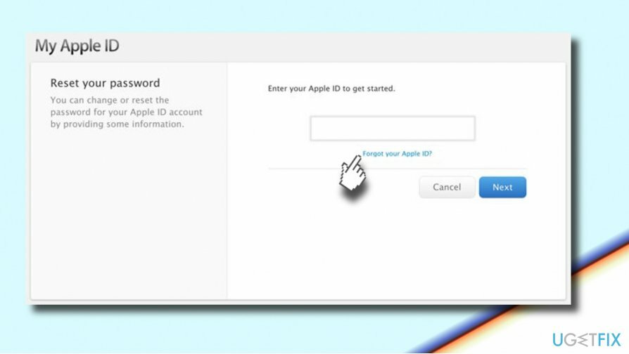 Apple-ID-Passwort zurücksetzen