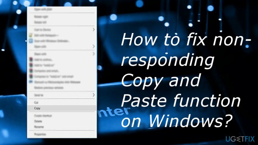 Cum să remediați funcția Copiere și Lipire care nu răspunde pe Windows
