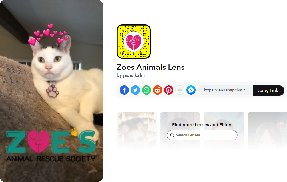 Zoes Animals Lens af jadie kalm