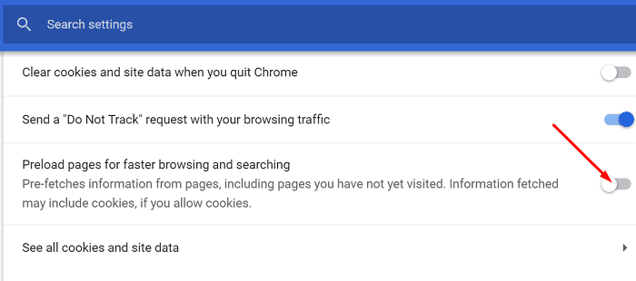 onemogućiti-preload-pages-google-chrome