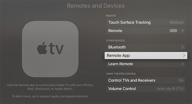 ساعتك هي جهاز التحكم عن بعد الخاص بالتلفزيون مع تطبيق Apple Remote